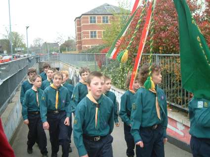 St Georges Day Parade -  2005 - Pinkneys Green Scouts