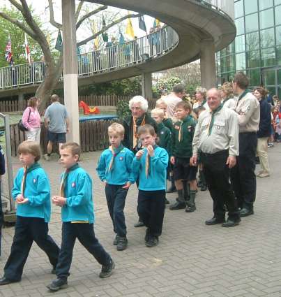 St Georges Day Parade -  2005 - Pinkneys Green Scouts