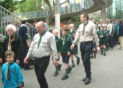 St Georges Day Parade -  2005 - Pinkneys Green Scouts
