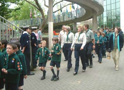 St Georges Day Parade -  2005 - Pinkneys Green Scouts