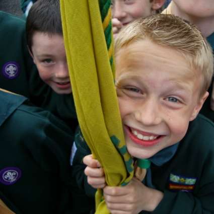 St Georges Day Parade -  2005 - Pinkneys Green Scouts