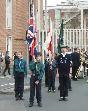 St Georges Day Parade -  2005 - Pinkneys Green Scouts