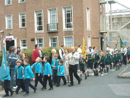 St Georges Day Parade -  2005 - Pinkneys Green Scouts