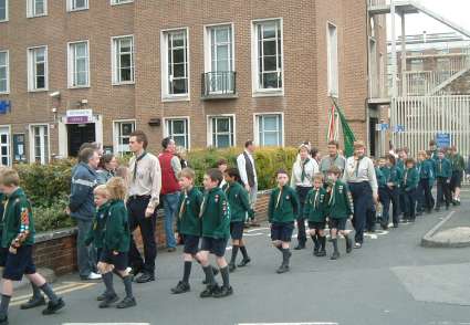 St Georges Day Parade -  2005 - Pinkneys Green Scouts