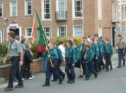 St Georges Day Parade -  2005 - Pinkneys Green Scouts