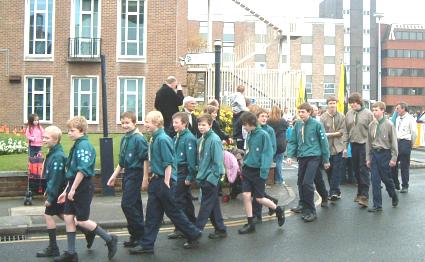St Georges Day Parade -  2006 - Pinkneys Green Scouts