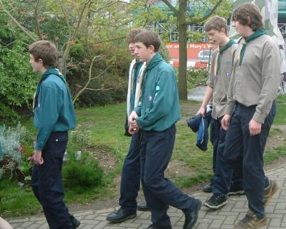 St Georges Day Parade -  2006 - Pinkneys Green Scouts