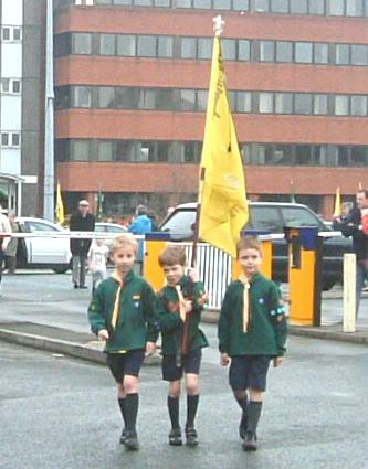 St Georges Day Parade -  2006 - Pinkneys Green Scouts