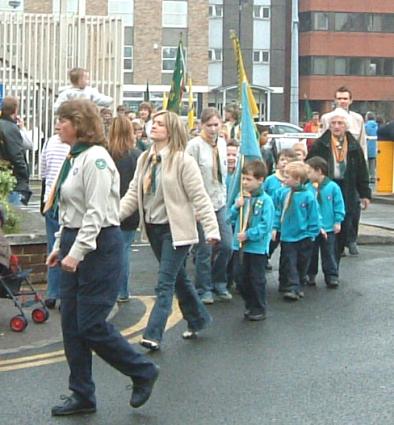 St Georges Day Parade -  2006 - Pinkneys Green Scouts