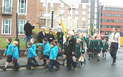 St Georges Day Parade -  2006 - Pinkneys Green Scouts