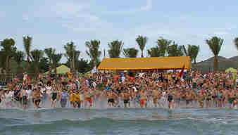 The Beach at the Jamboree Site 